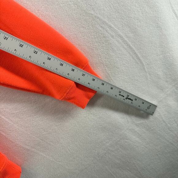 Ninja Sweatshirt Men's Medium Neon Pink Hoodie Embroidered Spellout Gaming Merch - Picture 6 of 11